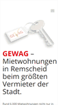 Mobile Screenshot of gewag.de